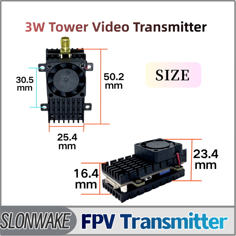 SLONWAKE 5.8G 3000mW Simulatie - Drone Receiver recensie en prijs