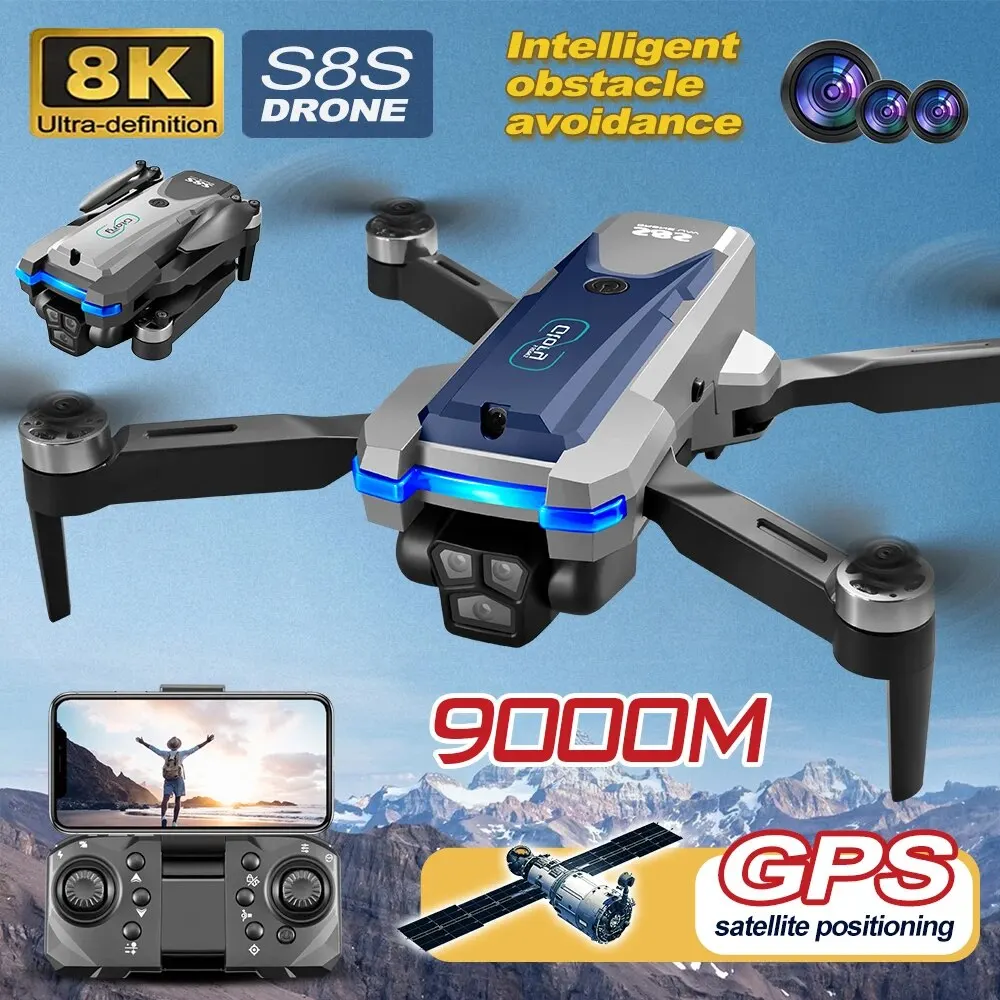 S 8S Gps Drone 5G Wifi 8K Hd D - Drone Gps Mount recensie en prijs